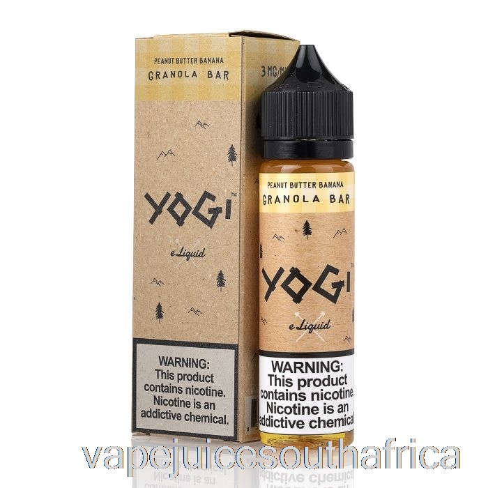 Vape Juice South Africa Peanut Butter Banana Granola Bar - Yogi E-Liquid - 60Ml 0Mg